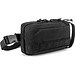 EDINBURGH. Gürteltasche aus hochdichtem 600D-Recyclingpolyester und 210D-Recyclingpolyesterfutter, Schwarz