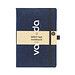 rPET Filz-Notizbuch "Felty" A5, Dunkelblau