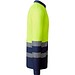 Sicherheits-Langarm-Poloshirt, L, Marineblau/Neon-Gelb