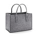 Gemütliche Filztasche, grau