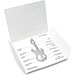 Geschenkartikel: ROMINOX® Key Tool Guitar / Gitarre (19 Funktionen) im Motiv-Mäppchen Große Helden, silber