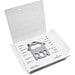 Geschenkartikel: ROMINOX® Key Tool House / Haus (21 Funktionen) im Motiv-Mäppchen Danke, silber