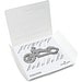Geschenkartikel: ROMINOX® Key Tool Motorbike / Motorrad (21 Funktionen) im Motiv-Mäppchen Werkzeug, silber