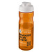 H2O Active® Eco Base 650 ml Sportflasche mit Klappdeckel, orange/ weiß