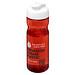 H2O Active® Eco Base 650 ml Sportflasche mit Klappdeckel, rot/ weiß