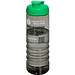 H2O Active® Eco Treble 750 ml Sportflasche mit Stülpdeckel & Trinkklappe, kohle, grün