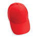 Impact 5 Panel Kappe aus 280gr rCotton mit AWARE Tracer, rot