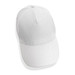 Impact 5 Panel Kappe aus 280gr rCotton mit AWARE Tracer, weiß
