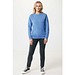 IQONIQ Denali ungefärbt. Rundhals-Sweater aus recycelter BW, heather blue, XXS