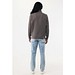 IQONIQ Elgon Quarter-Zip-Sweater aus rec. Baumwolle, anthrazit, M