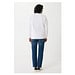 Iqoniq Etosha Lightweight Sweater aus recycelter Baumwolle, weiß, M