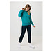 Iqoniq Kruger Relax-Rundhals-Sweater aus recycelt. Baumwolle, verdigris, L