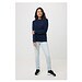Iqoniq Zion Rundhals-Sweater, navy blau, L