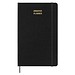 Moleskine Hardcover Wochenplaner L, undatiert, schwarz
