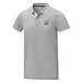 Morgan Polo für Herren, zweifarbig, heather grau, S