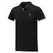 Morgan Polo für Herren, zweifarbig, schwarz, S