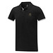 Morgan Polo für Herren, zweifarbig, schwarz, XL