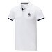Morgan Polo für Herren, zweifarbig, weiss, S
