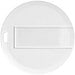 Round Credit Card USB-Stick, weiss, 16GB