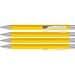 uma® Metall-Kugelschreiber Straight SI, blaue Mine, dunkelgelb