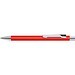 uma® Metall-Kugelschreiber Straight SI, blaue Mine, hellrot