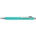 uma® Metall-Kugelschreiber Straight SI, blaue Mine, petrol