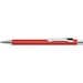 uma® Metall-Kugelschreiber Straight SI, blaue Mine, rot