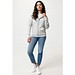 Iqoniq Abisko Zip-Kapuzenpullover aus recycelter Baumwolle, heather grey, XXS