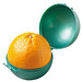 Vorratsdose Apfel-Box, metallic-rot Vorratsdose Apfel-Box, metallic-rot