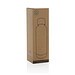 Wood Vakuumflasche aus RCS recyceltem Stainless-Steel, silber