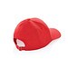 XD COLLECTION Impact 6 Panel Kappe aus 280gr rCotton mit AWARE™ Tracer, sattes rot
