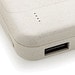 XD COLLECTION Wireless Powerbank aus RCS Standard recyceltem Kunststoff, weiß