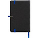 Notizbuch BlackLine, DIN A6, liniert, schwarz/blau
