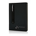 XD COLLECTION Notizbuch mit Stylus-Stift Basic Hardcover PU, DIN A5, liniert, schwarz