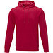 Charon Herren Kapuzenpullover, rot, L