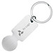 METMAXX® Einkaufs-Schlüsselanhänger, silber