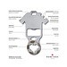 ROMINOX® Key Tool Football / Fußball (18 Funktionen) im Motiv-Mäppchen Frohe Weihnachten