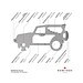 ROMINOX® Key Tool SUV / Auto (19 Funktionen) im Motiv-Mäppchen Frohe Weihnachten