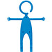 Handyhalter Mr. Hook, hellblau