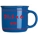 Nostalgietasse aus Keramik, 350ml, blau