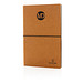 XD COLLECTION Notizbuch aus recyceltem Leder, DIN A5, liniert, braun