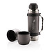 SWISS PEAK® Thermosflasche mit 2 Bechern, 700 ml, grau